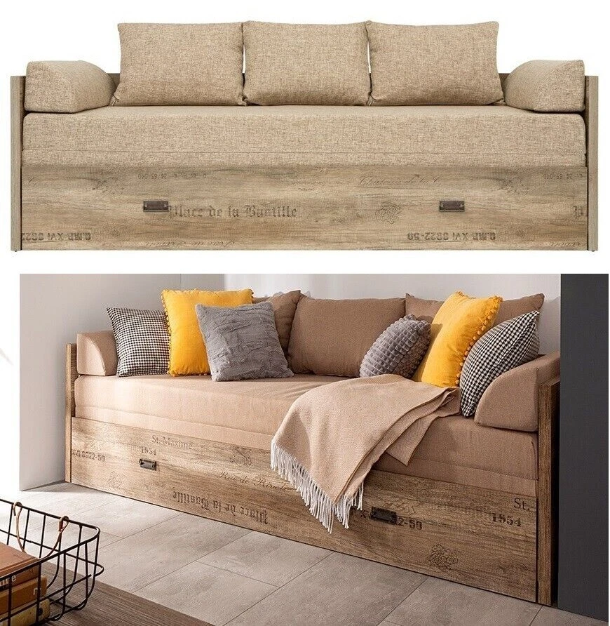 Sofa Bed Fold Out King Size Rustic