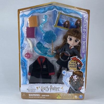 Harry Potter Wizarding World Hermione Granger Light-up Patronus Doll Set NIB