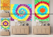 Indien Tie Dye Spiral Psychedelic Tapestry Mandala Throw Hippie Wall Hanging Art