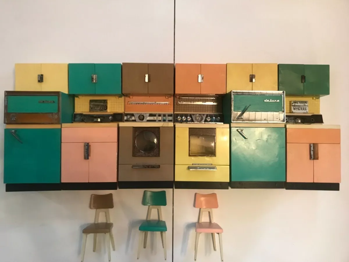 Vintage Barbie Deluxe Reading Dream Kitchen 2 Sets | eBay