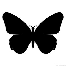 Moth Butterfly - Decal Sticker - Multiple Colors Sizes - ebn7040