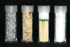 *4 Tube FIRE STARTER Kit +1 FREE 7" STICK FATWOOD Magnesium Camping Fat Wood