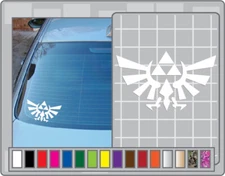 TRIFORCE LOGO cut vinyl decal #1 Car Truck Window Sticker The Legend of Zelda