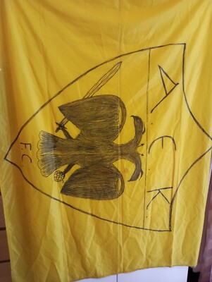 Fanion Vintage AEK Athènes – Football Grec – Banderin Pennant – Greece