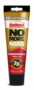 Unibond No More Nails Adhesive OriginaI Interior Glue Bond 
