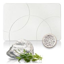 Stone Bath Mat, Diatomite Stone Bathmat, Fast-Drying Eco-Friendly Diatomaceou...
