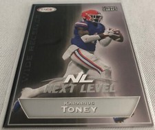 2021 Sage Hit Football Kadarius Toney Florida Gators Next Level Rookie Silver