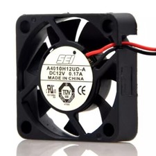 SEI A4010H12UD-A 4010 DC12V 0.17A 4CM 2-Wire Cooling Fan