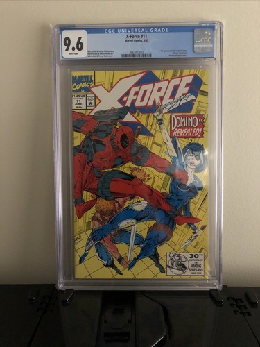 X-FORCE #11, 1st Full Appearance of Neena Thurman as Domino CGC 9.6