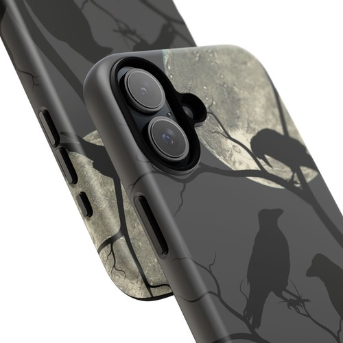 Robuste Handyhülle Gray Ravens Murder of Crows Moon für iPhone & Samsung Galaxy - Bild 30 von 292