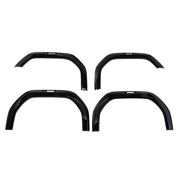Genuine GM Front and Rear Fender Flare Set in Onyx Black