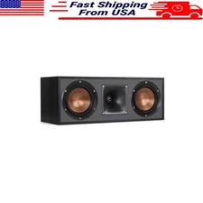 Powerful Center Channel Speaker Dual Woofers Audio 400W Output Stereo Durable US