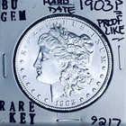 1903 P BU GEM MORGAN SILVER DOLLAR UNC MS+++ U.S. MINT RARE KEY COIN 9217