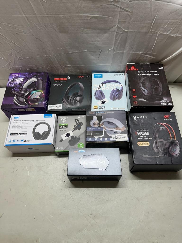 Bulk Wireless Headphones Earbuds Gaming Headsets Wholesale Lot #AD  