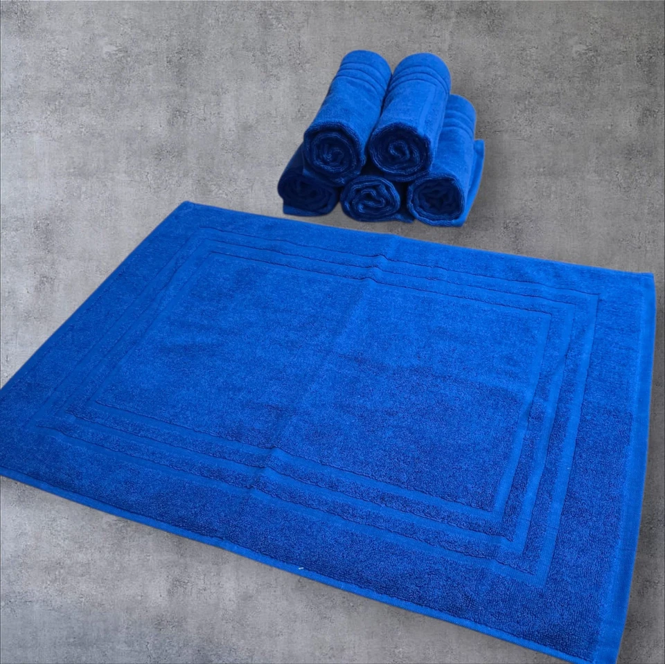 Duschvorleger 50 x 70 cm Badvorleger Vorleger Badematte Badteppich blau - Bild 3 von 4