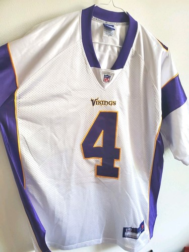 BRETT FAVRE #4 Minnesota Vikings Reebok NFL Jersey Mens Sz 50 - Picture 8 of 8