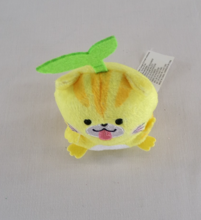 JUST PLAY Sakuties Yellow Tabby Tiger Cat 3 Inch Stuffed Animal Plush ...