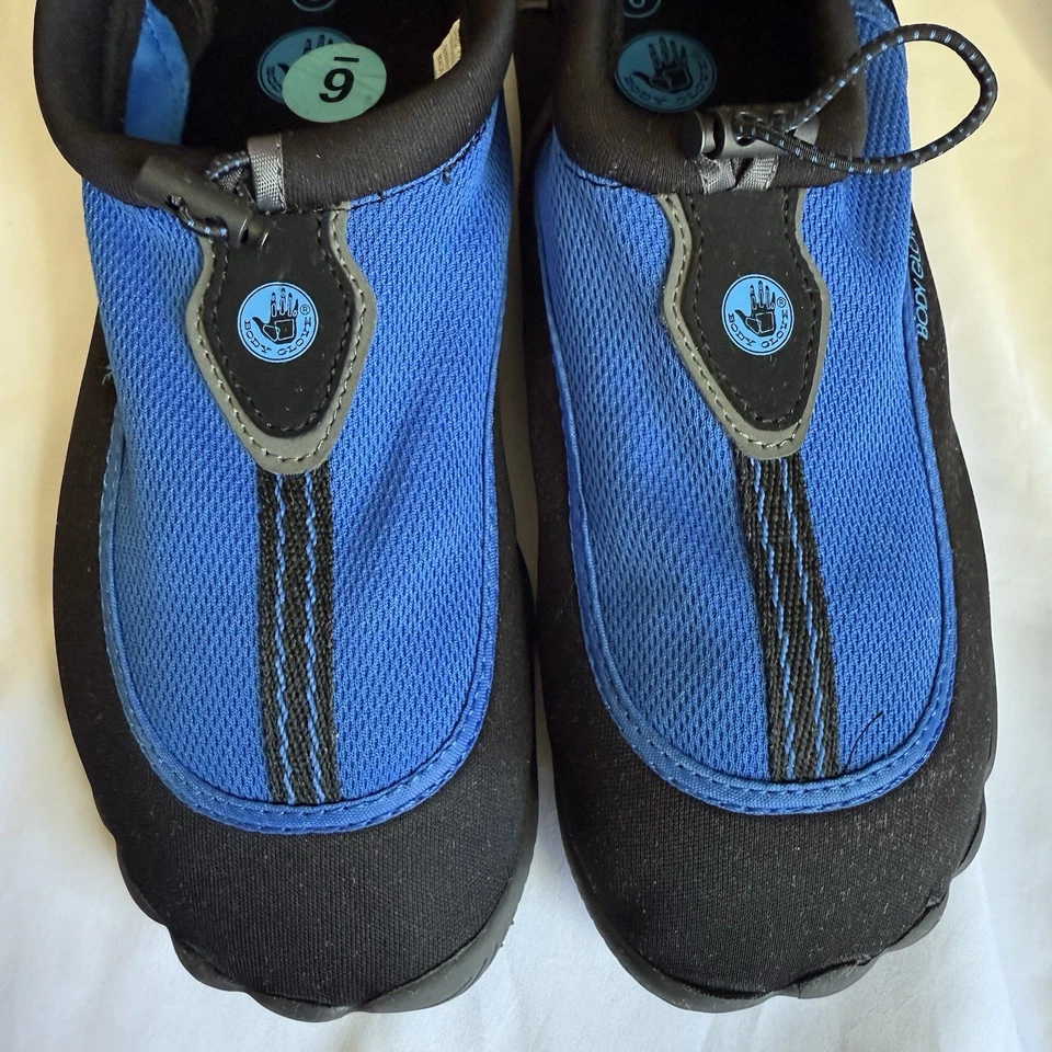 Body Glove 男童防水鞋黑色蓝色沙滩鞋懒人浅绿色袜 6 码 — 第 2/4 张图片