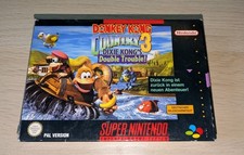 Thumbnail of ebay&reg; auction 277529938706 | DONKEY KONG COUNTRY 3 Dixie Kongˋs Double Trouble! SNES  Inkl. OVP + Anleitung
