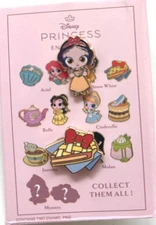PALM Disney Pink ala Mode Princess Royal Treats Mini Micro Snow White Pin Set