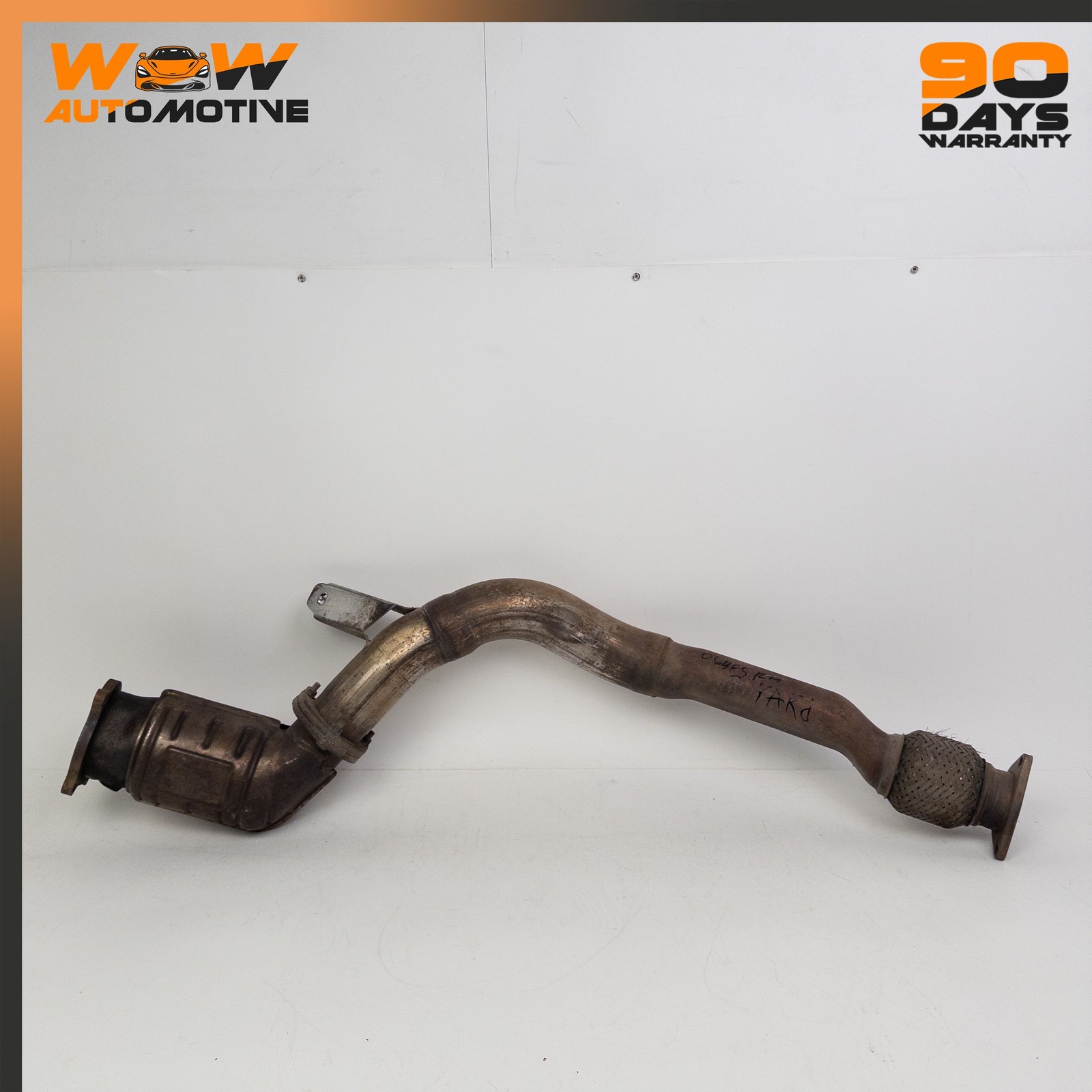 04-13 BENTLEY CONTINENTAL FLYING SPUR RIGHT EXHAUST DOWNPIPE 3W0131690C OEM