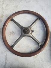 Vintage Model T Steering Wheel 17 Wood Rim 1920s-30s With Key