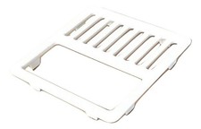 PROFLO PF912 9-1/2" Cast Iron Half Top Grate - White