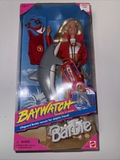 Barbie 1994 Baywatch Life-guard action figure doll Dolphin friend toy