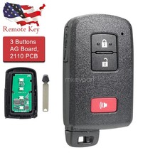 For 2015-2020 Toyota Tacoma Smart Key Keyless Remote Fob Hyq14fba 281451-2110 Ag