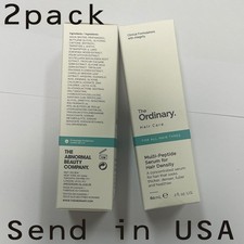 2 PACK  60ml The Ordinary Multi-Peptide Hair Serum For Hair Density New in Box 