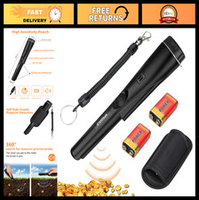 Waterproof 360  Metal Detector Pinpointer - Gold  Treasure Finder with LED  Vi