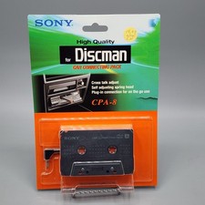 Sony CPA-8 Car Audio Cassette Adapter CONNECTING PACK WALKMAN DISCMAN - NEW - 2