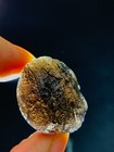 19G Saffordite-Rare Arizona glassy meteorite half transparent cintamani  30MM — photo 8