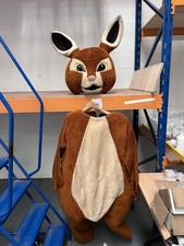 Bunny Rabbit Mascot Fancy Dress Costume Outfit Easter Adult Plush Unisex