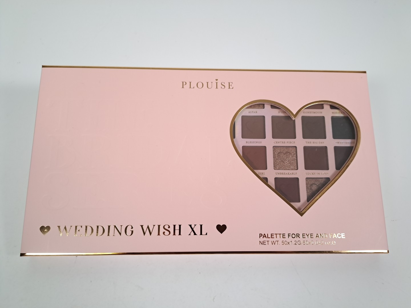 P. LOUISE Wedding Wish XL Bridal Series Eyeshadow Face Palette