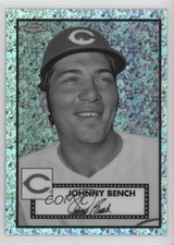 2021 Topps Chrome Platinum Anniversary Johnny Bench #502 HOF 0ot5