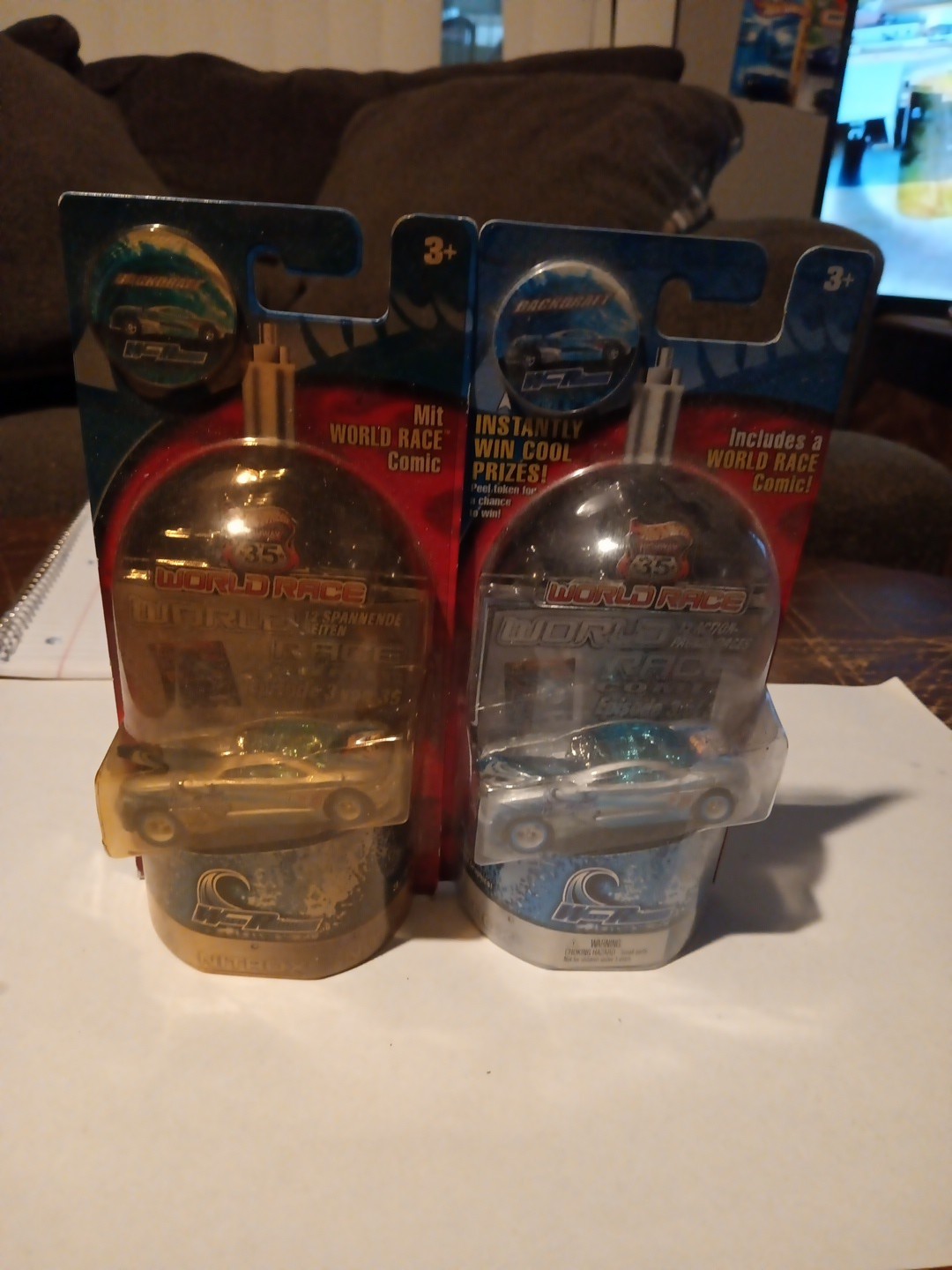 Hot Wheels World Race 3/35 Diecast Car BACKDRAFT X2