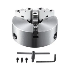 10'' 3-Jaw Lathe Chuck Self-Centering Lathe Chuck for Grinding Drilling