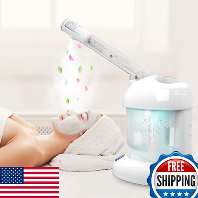 Nisperos Nano Ionic Facial Steamer 360° Rotatable Sprayer Warm Mist Pro