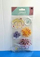 FREE SHIP Jolee's FIREWORKS Scrapbook Stickers BIRTHDAY CELEBRATION PARTY