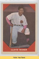 1960 Fleer Baseball Greats Lloyd Waner #78 HOF READ b7j
