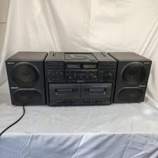 Vintage Sony Cfd-755 Boombox Cd Cassette Portable Broken Cassette