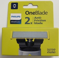 2 Recharge RASOIR TONDEUSE PACK PHILIPS ONEBLADE Anti friction blade ORIGINAL