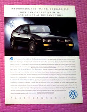 1992 Volkswagen Corrado Slc Vr6 Print Ad 1992 Volkswagen Corrado Slc Vr6 Print Ad
