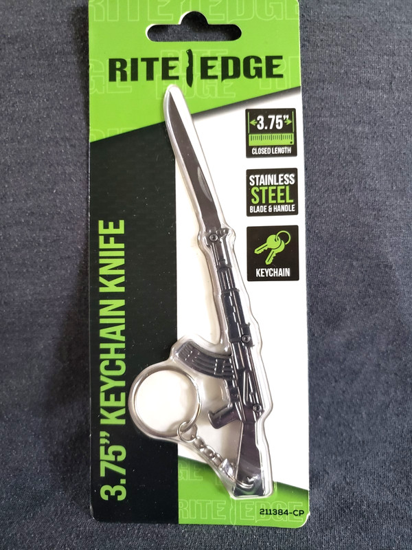 Rite Edge 3.75" Rifle Key Chain Knife Stainless steel