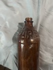 Vintage PUREX Amber Glass Bottle | Embossed Brown Bleach Bottle | Mid-Century — photo 2
