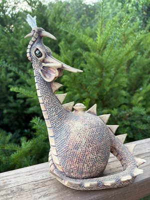 Christy Crews-Dunn Dragon Oil Lamp