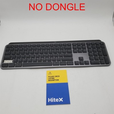 Logitech MX Keys Illuminated Wireless Keyboard, Graphite [920-009294] *READ*