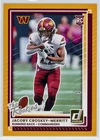 2025 Panini Donruss Rookies & Highlights GOLD Jacory Croskey-Merritt RC #D 07/10