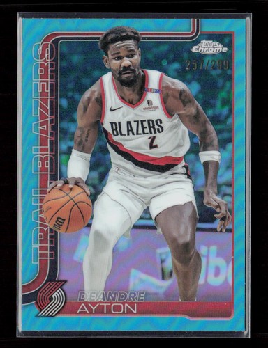 2025-26 Topps Chrome Teal Refractor #168 Deandre Ayton